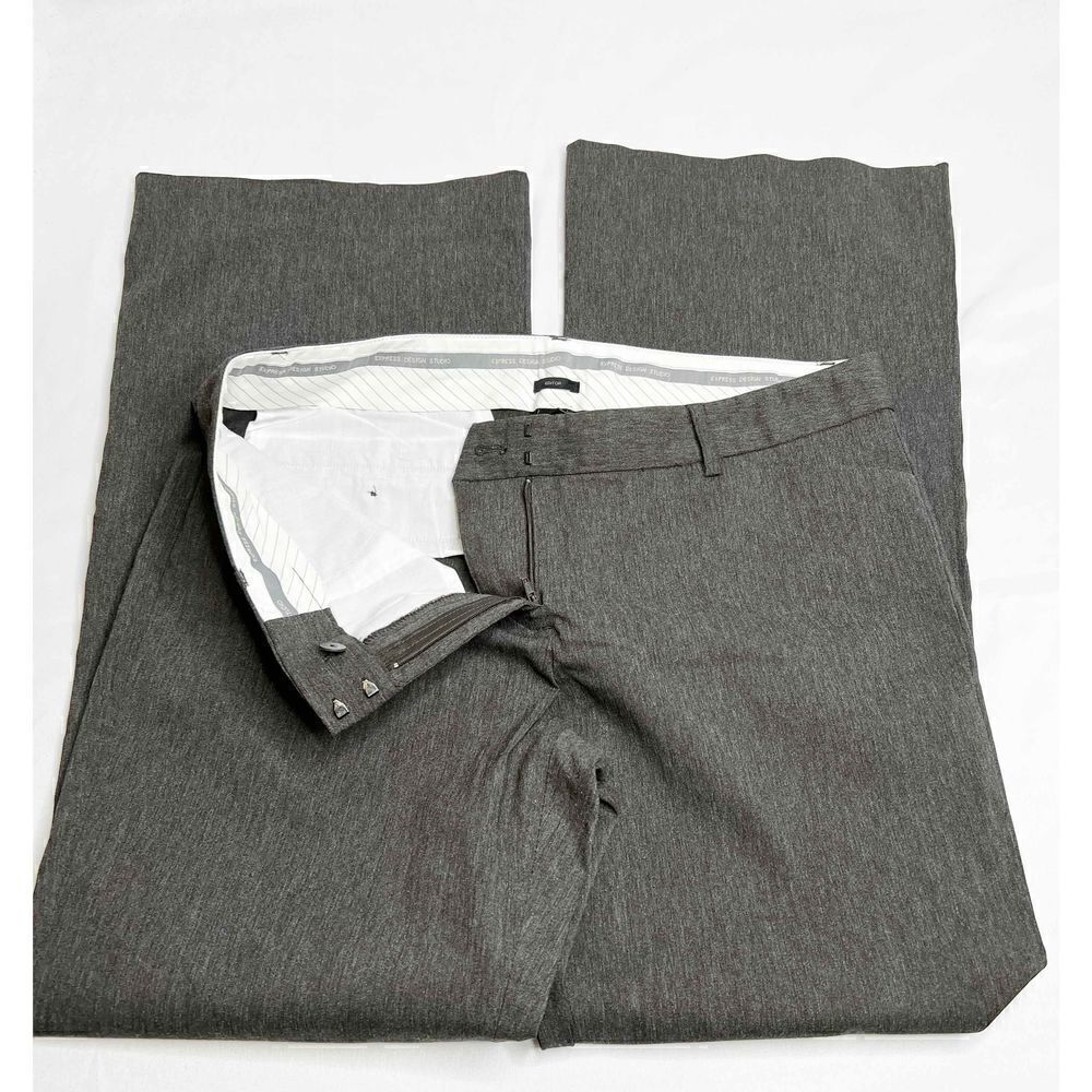 Express heathered gray editor barely boot pants size 12 - Picture 10 of 15